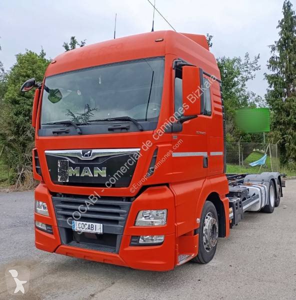 Camión MAN TGX 26.420 BDF 6x2 Euro 6 de Ocasión - Chasis Portacontenedores - miniatura 2