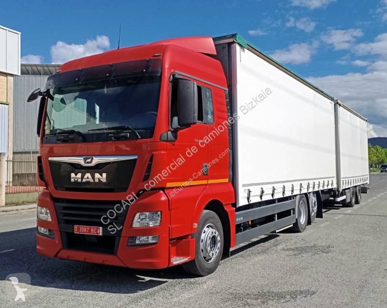 Camión Remolque MAN TGX 26.460 Tautliner 6x2 Euro 6 de Ocasión - 622.000 km