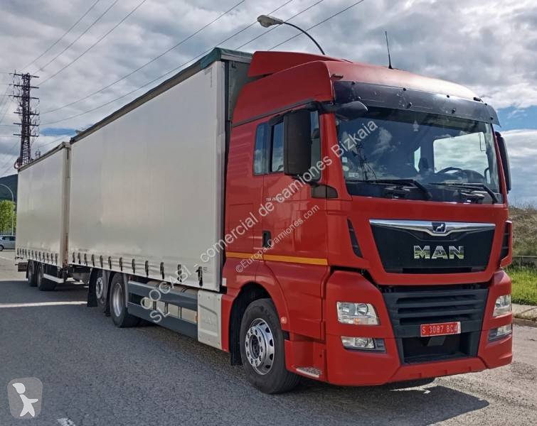 Camión Remolque MAN TGX 26.460 Tautliner 6x2 Euro 6 de Ocasión - 622.000 km - miniatura 2