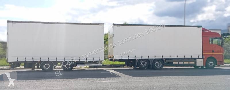 Camión Remolque MAN TGX 26.460 Tautliner 6x2 Euro 6 de Ocasión - 622.000 km - miniatura 3