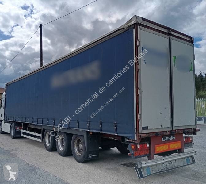 Semirremolque Lecitrailer Tautliner Techo Elevable 3 Ejes de Ocasión - miniatura 4